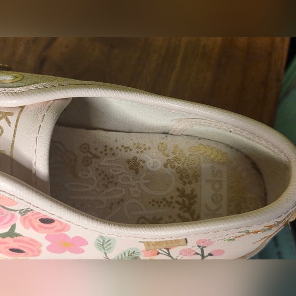 NWOT Keds x Rifle Paper Co. Kickstart Garden Party Pastel Floral Sneakers - Picture 8 of 14